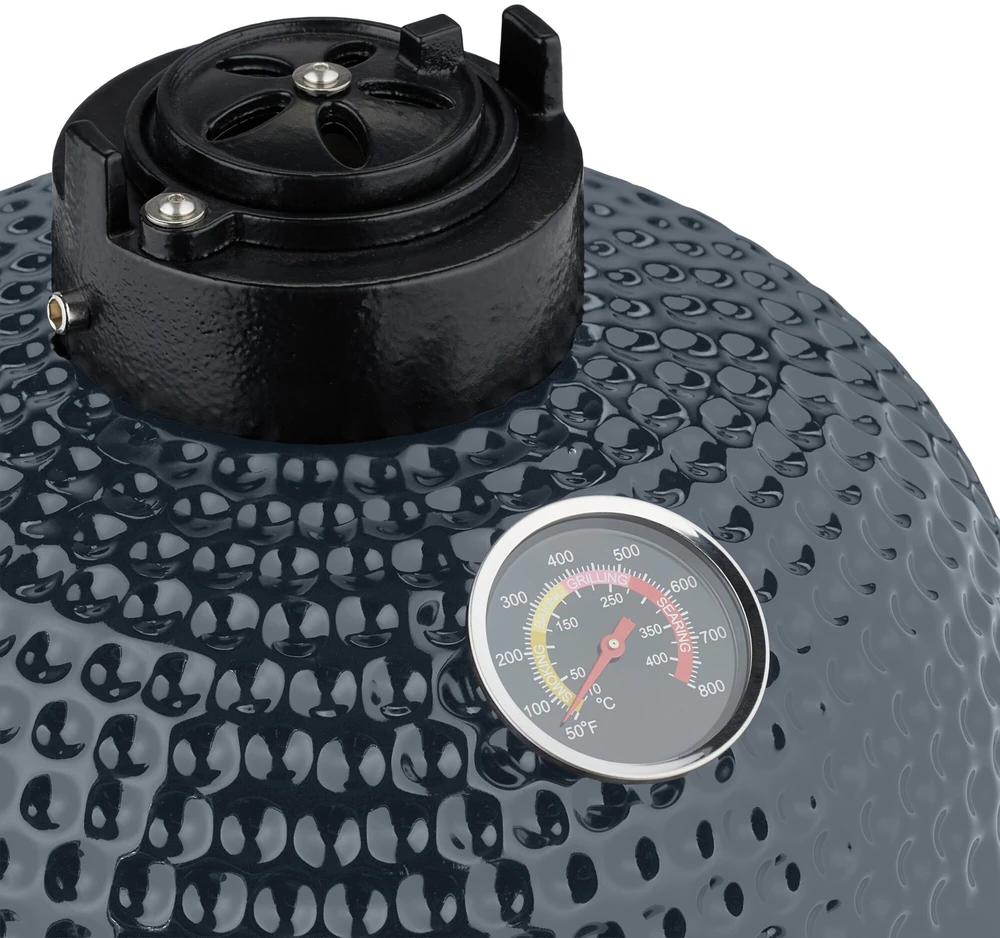 Relaxdays Keraminė „Kamado“ kepsninė