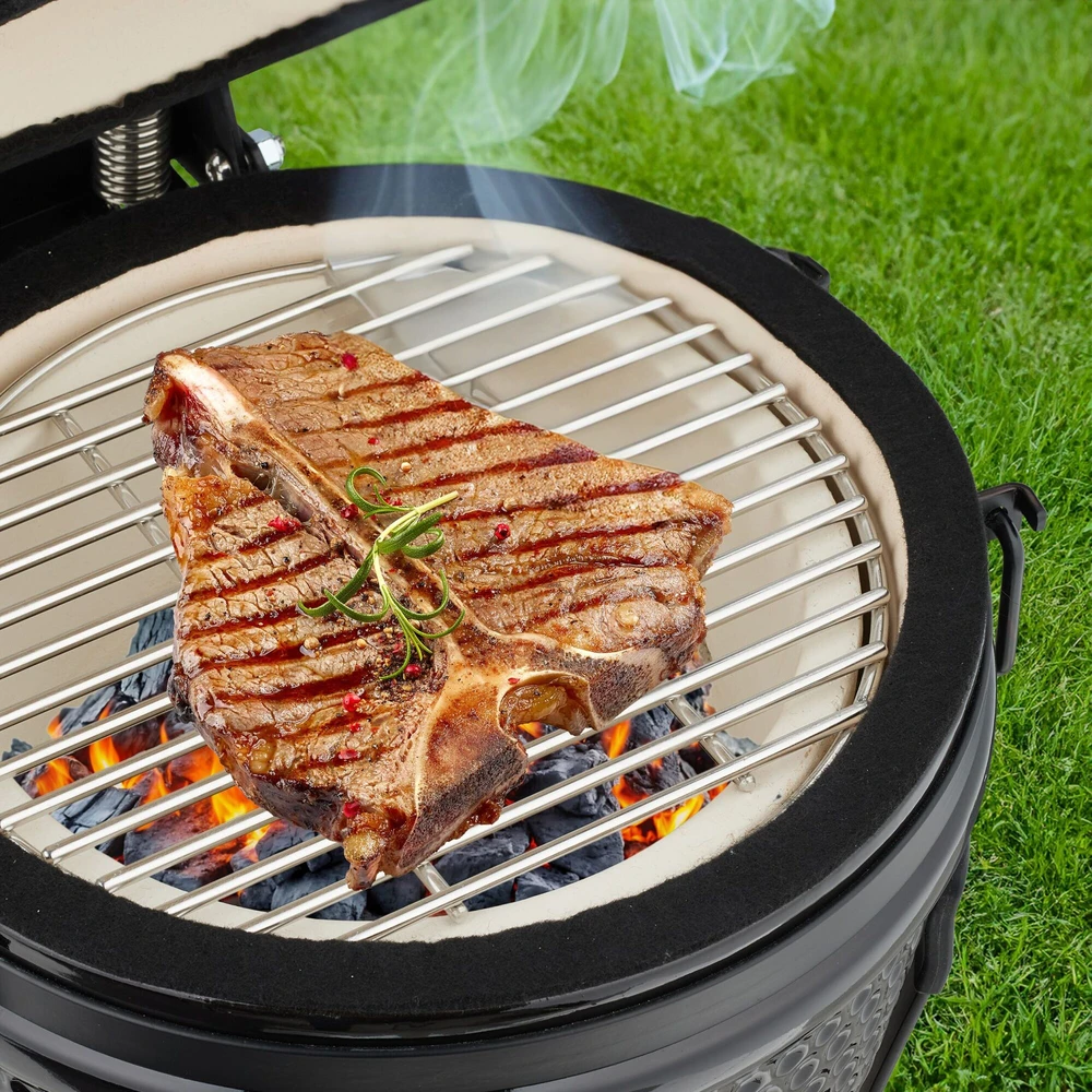 Relaxdays Keraminė Kamado kepsninė