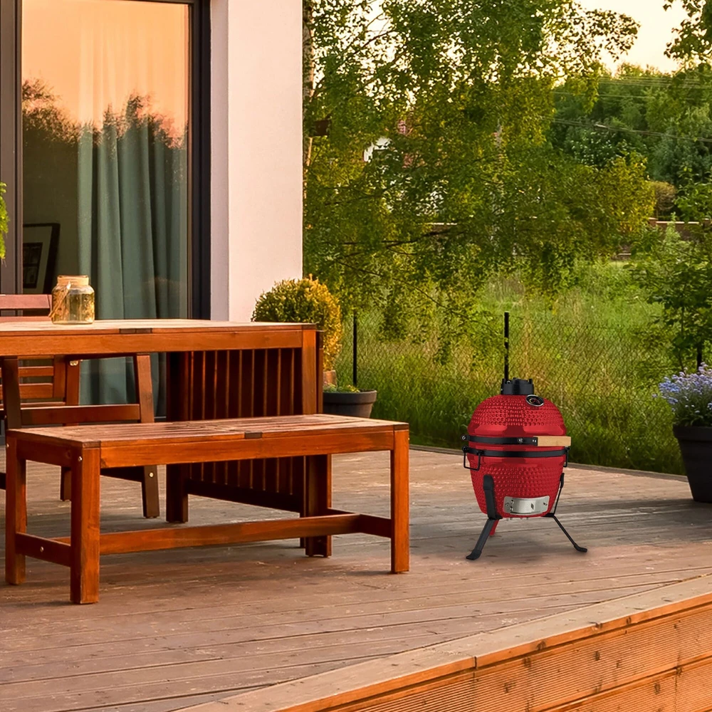 Relaxdays Keraminis Kamado kepsninė
