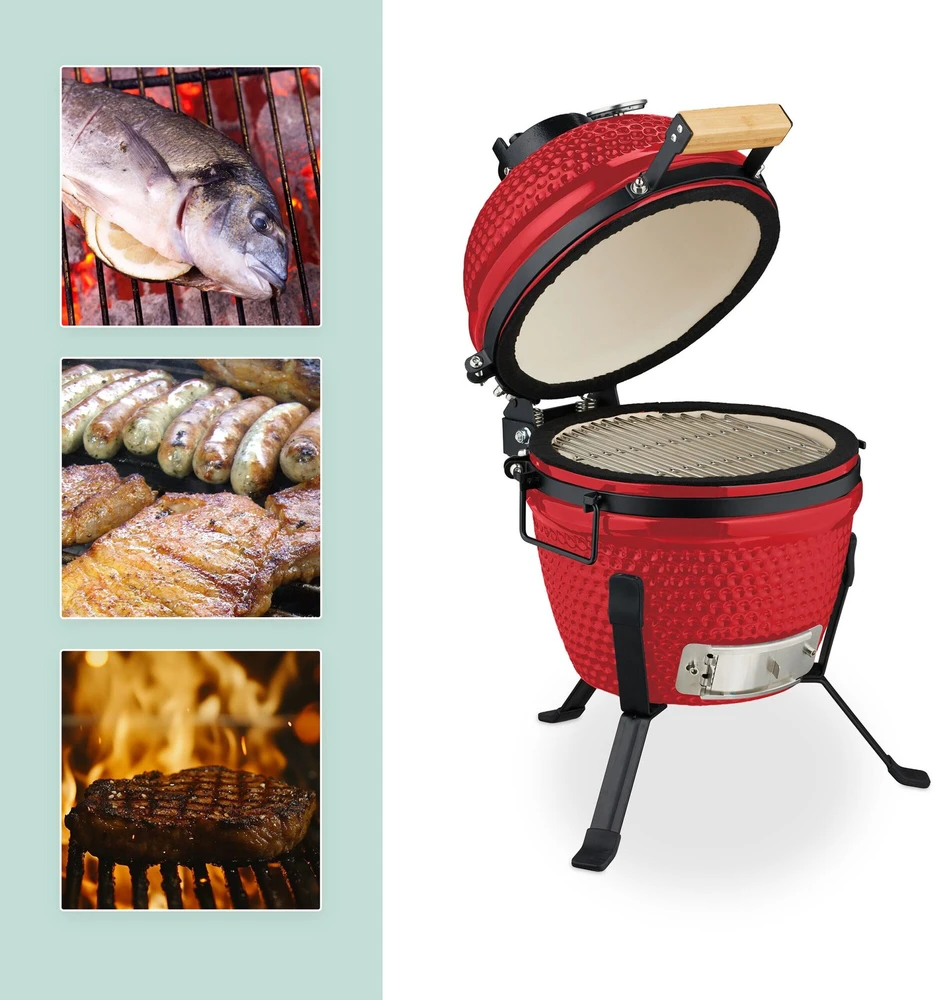 Relaxdays Keraminis Kamado kepsninė
