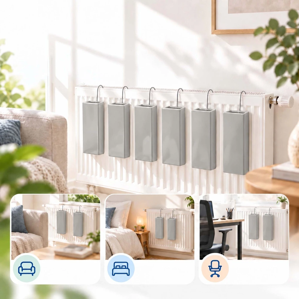 Relaxdays Keraminis radiatoriaus drėkintuvas, 6 vnt.