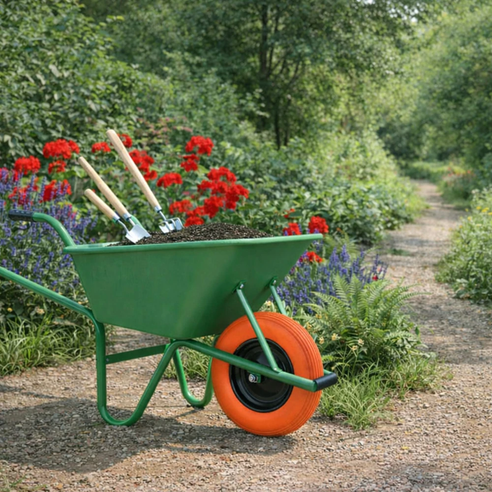 Relaxdays Karučio ratas, pilnavidurė guma, 4.00-8