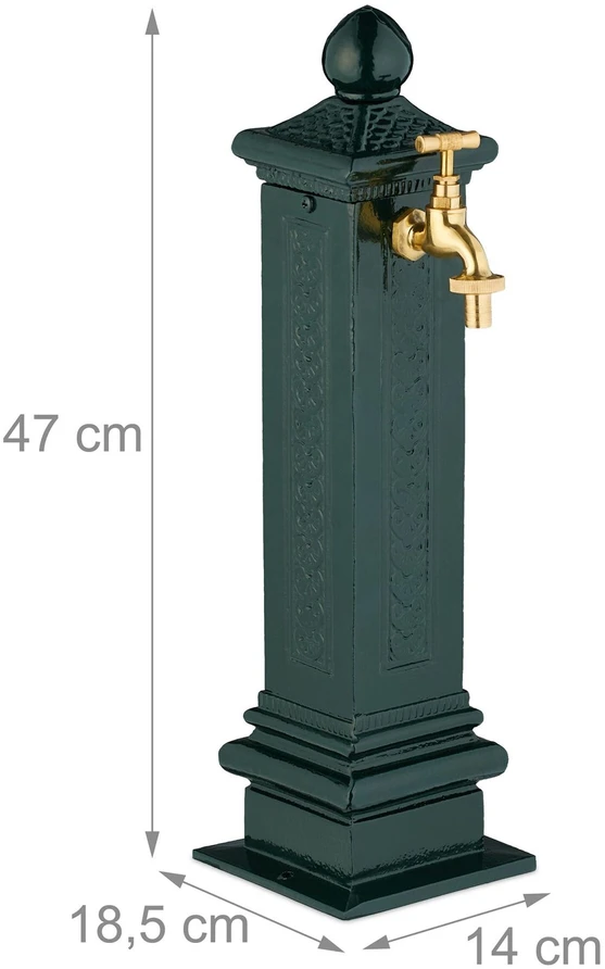 Relaxdays Antikvarinis fontanas-kolona 47 cm