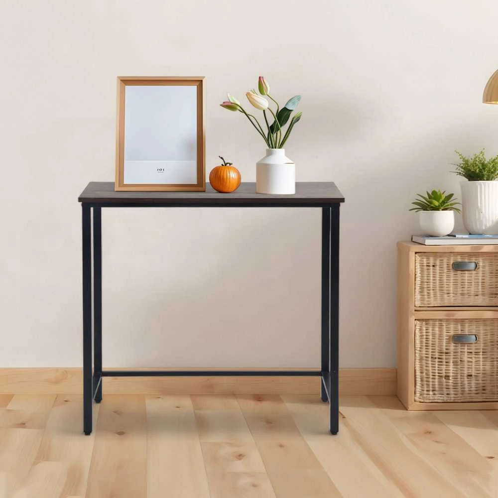 Relaxdays Siauras industrinio stiliaus konsolinis staliukas