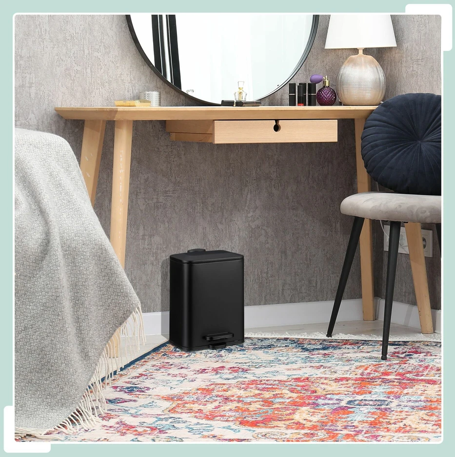 Relaxdays Siaura kosmetinė šiukšliadėžė 5 l