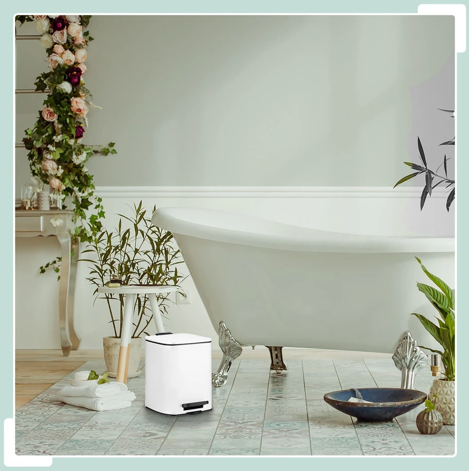 Relaxdays Kosmetinė šiukšliadėžė 6 litrai