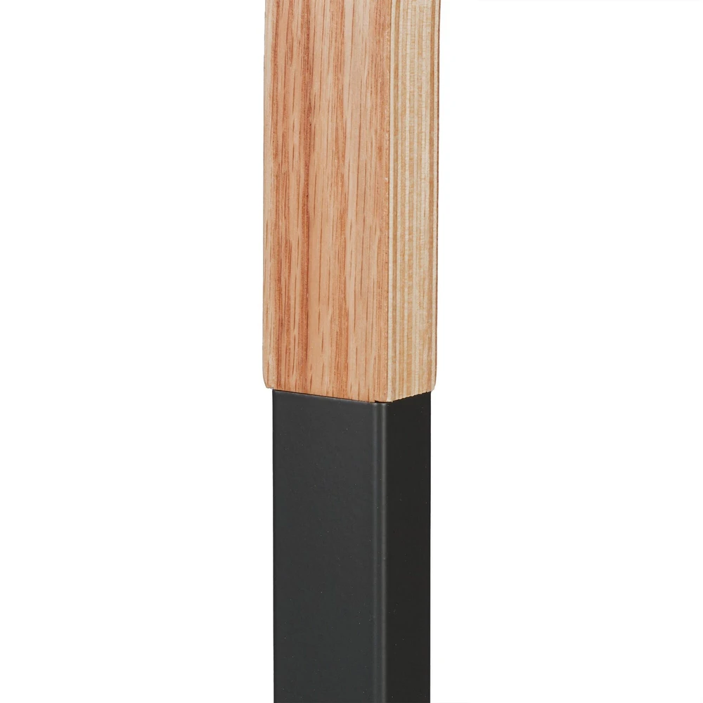 Relaxdays Drabužių stovas kostiumui 107 cm pilka/natūrali