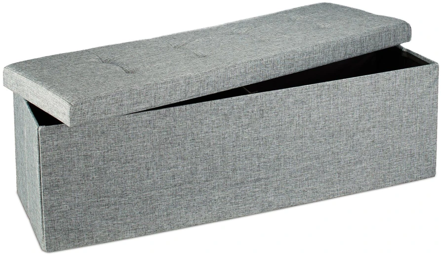 Relaxdays Laikymo suoliukas, sulankstomas, 38x114x38 cm