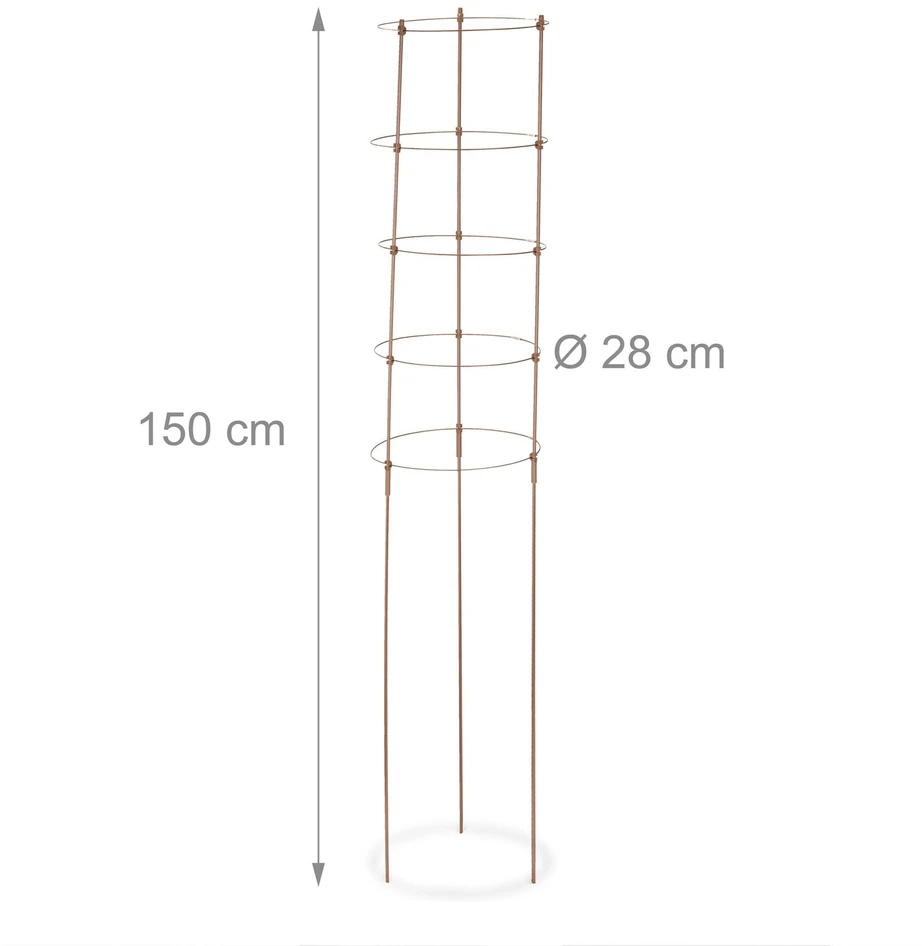 Relaxdays Laipiojimo atrama 150 cm, 2 vnt. ruda
