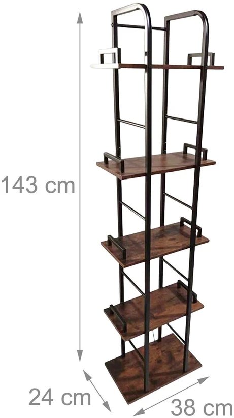 Relaxdays Laisvai pastatoma lentyna su 5 pakopomis