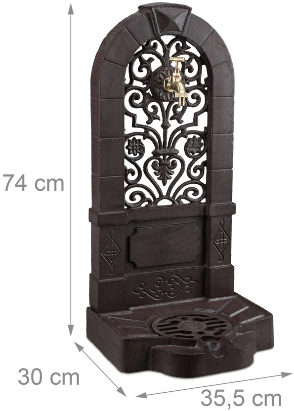 Relaxdays Antikvarinis pastatomas fontanas