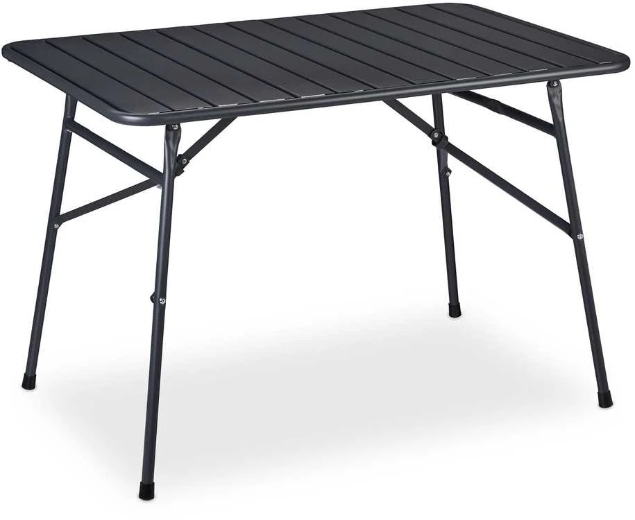 Relaxdays Sulankstomas metalinis lauko stalas