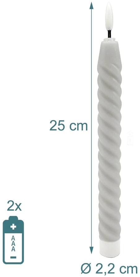 Relaxdays 6 LED kūginių žvakių rinkinys