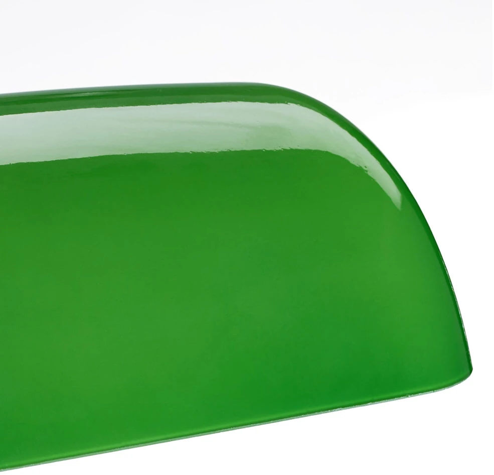 Relaxdays Lempos gaubtas, 7.5x22.5x13.5 cm, žalia, stiklas