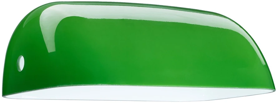 Relaxdays Lempos gaubtas, 7.5x22.5x13.5 cm, žalia, stiklas