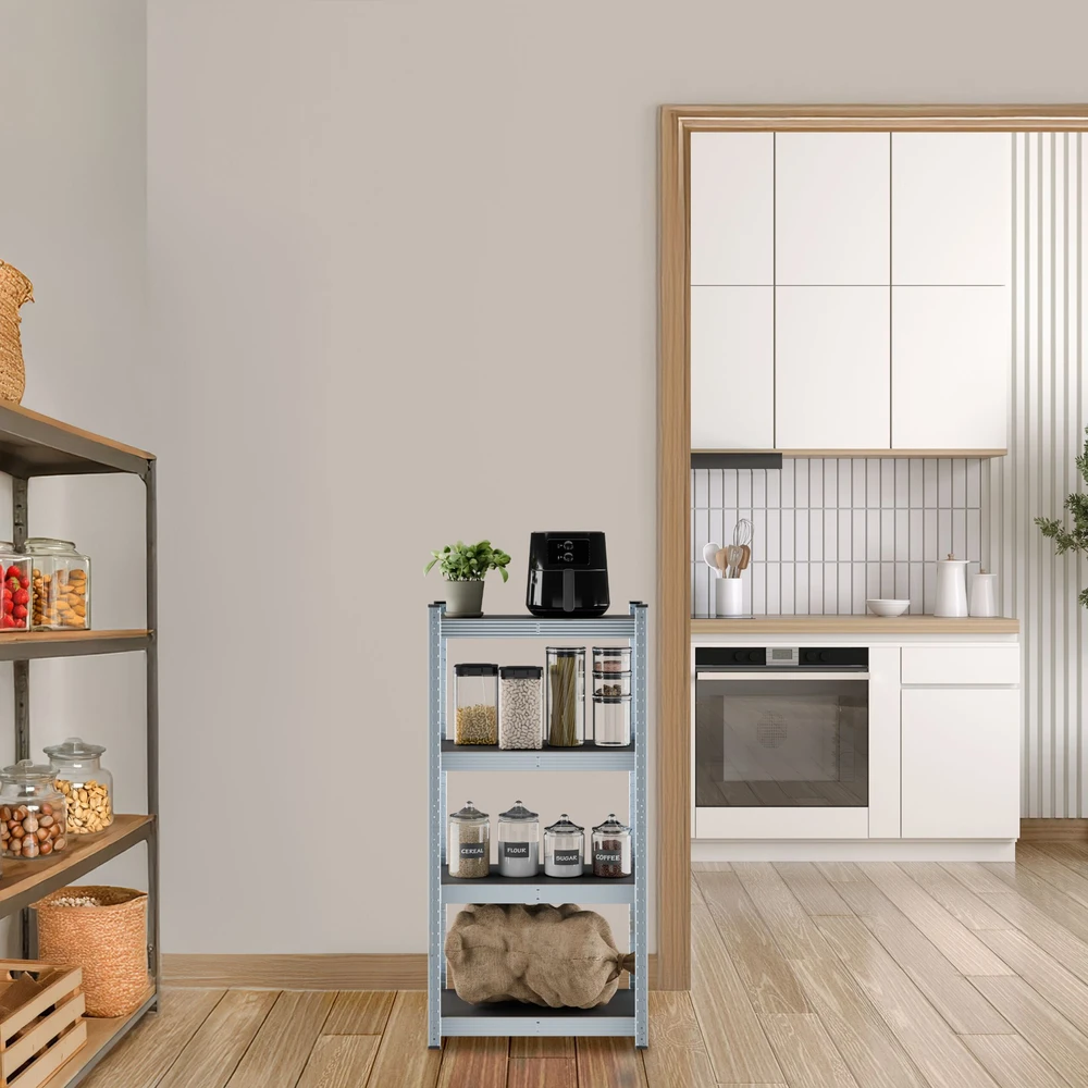 Relaxdays Cinkuotas itin tvirtas lentynų stelažas