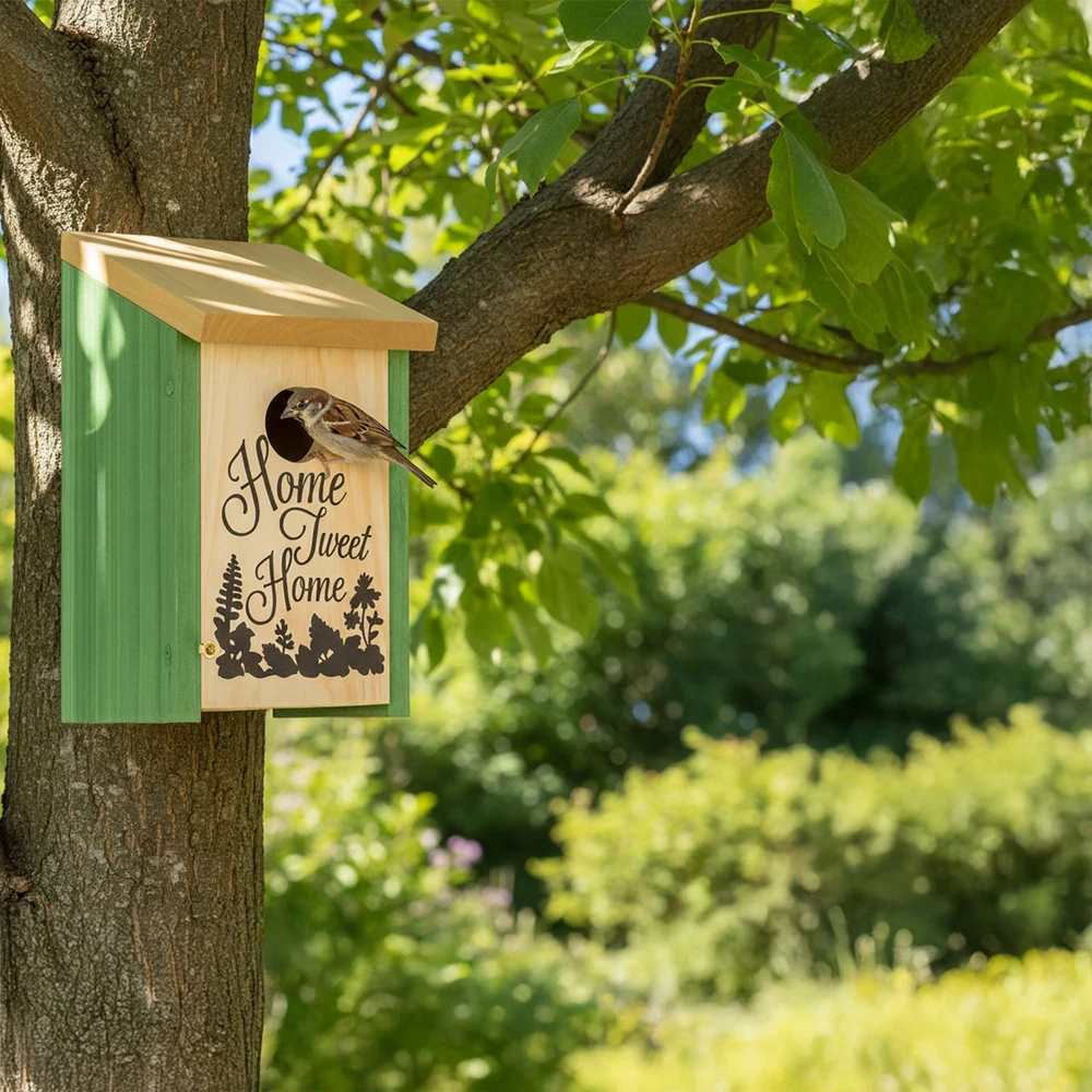 Relaxdays Inkiliukas su užrašu HOME TWEET HOME