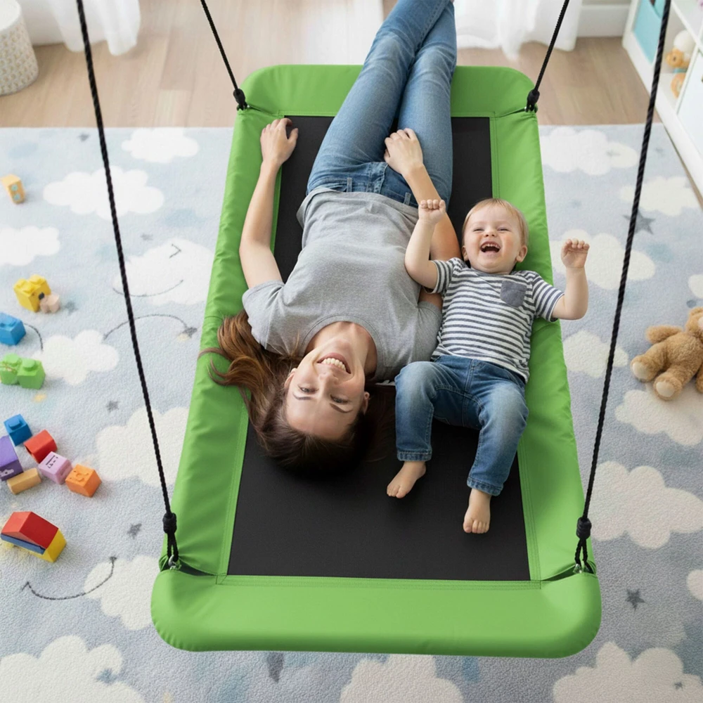 Relaxdays Lenktos formos lizdinės sūpynės 150kg