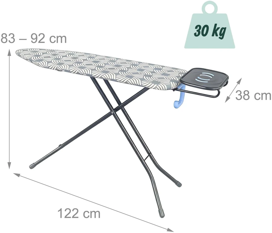 Relaxdays Lyginimo lenta 122x38 cm