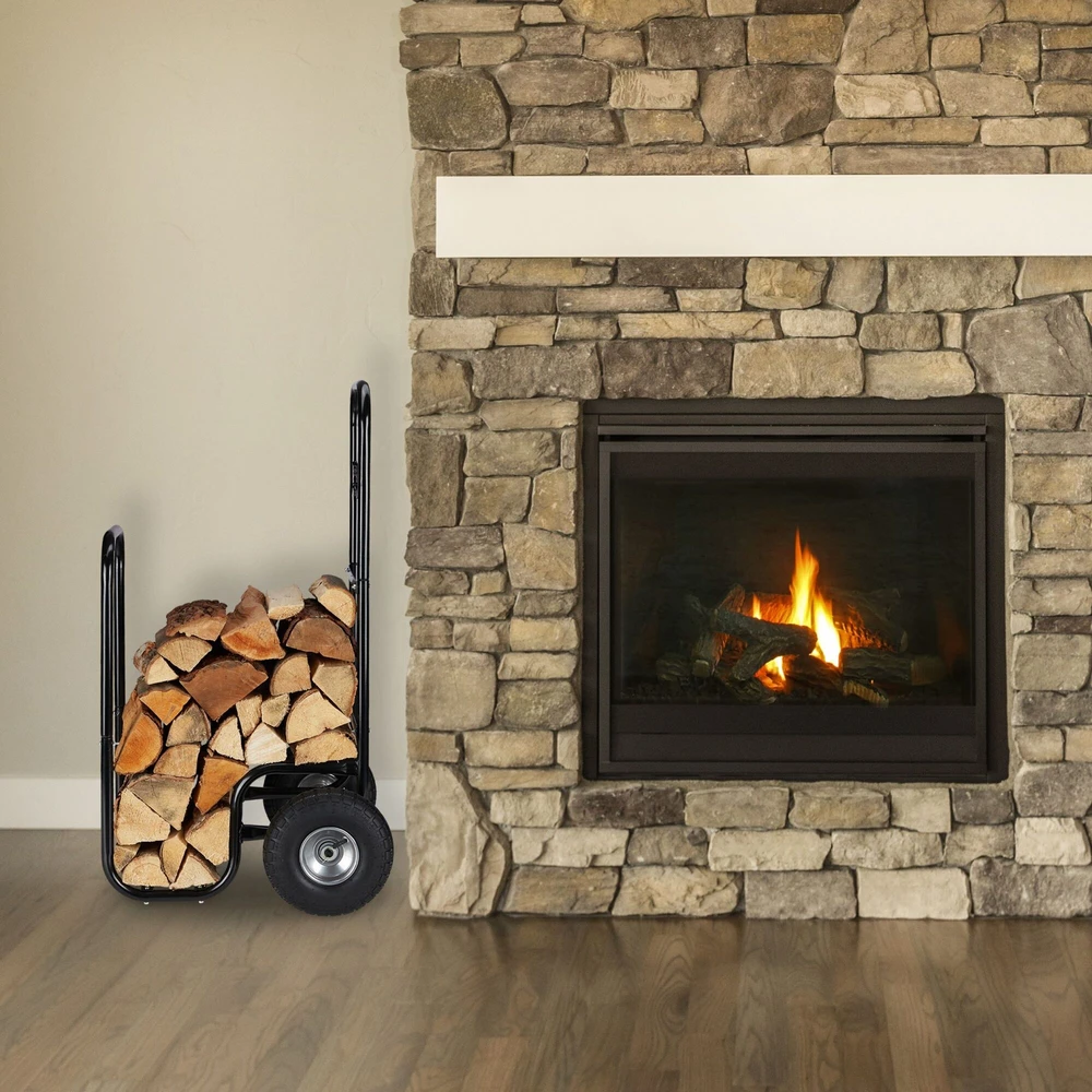 Relaxdays malkų vežimėlis su pneumatinėmis padangomis, 60 kg, 10038466