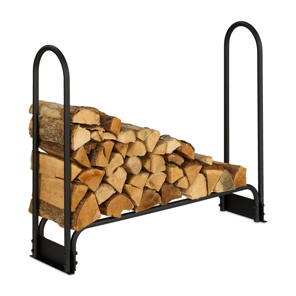 Relaxdays Metalinis malkų stovas 110cm