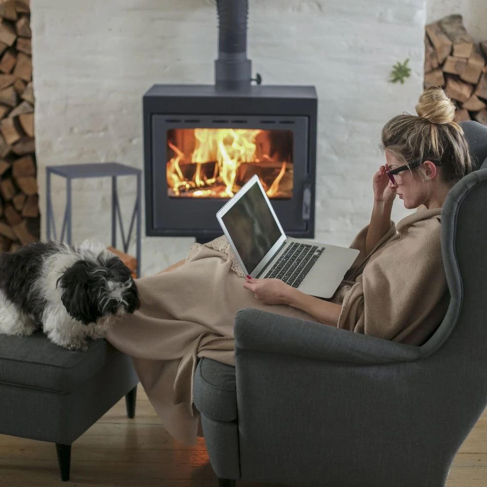 Relaxdays Pilkas malkų laikymo stovas