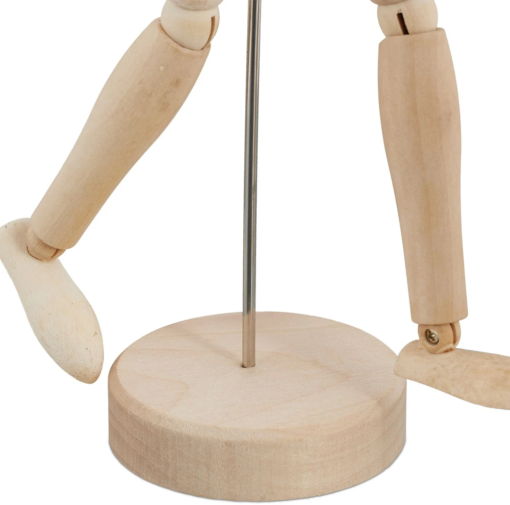 Relaxdays 2x medinis manekenas 30cm