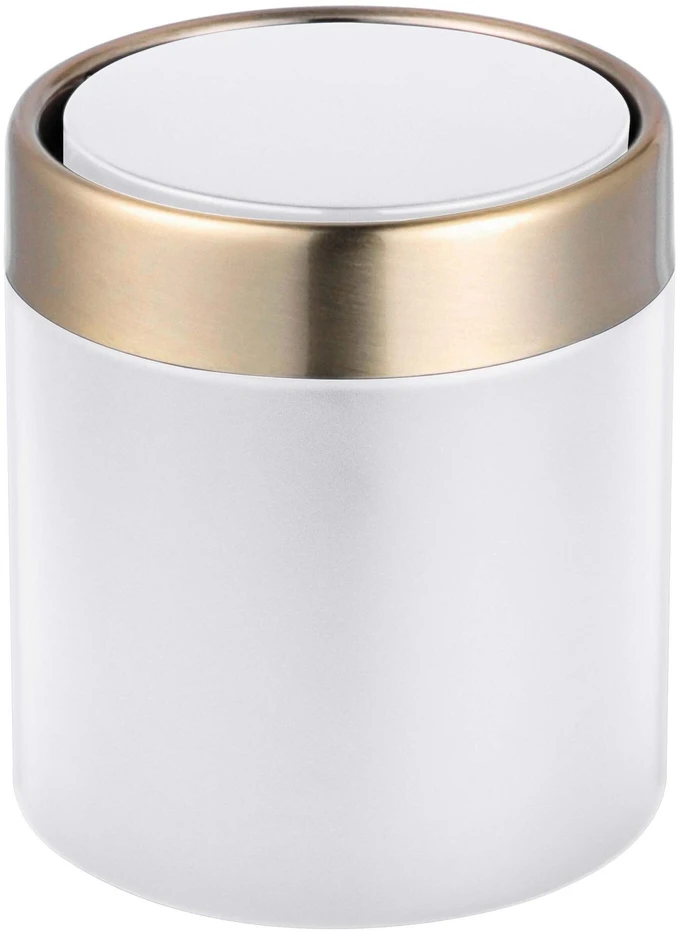 Relaxdays Mini šiukšliadėžė,1.5L,metalinis žiedas
