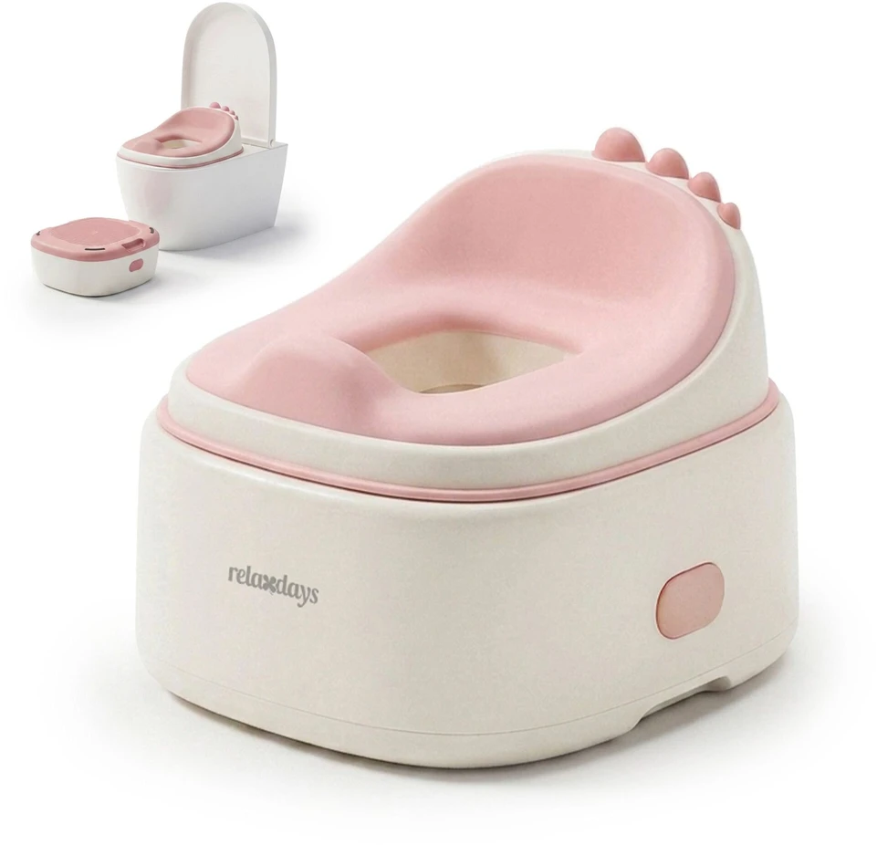 Relaxdays 4 viename Dino puodukas su dangčiu