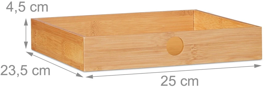 Laikiklis Relaxdays Monitoriaus stovas, 12x56x27 cm, rudas