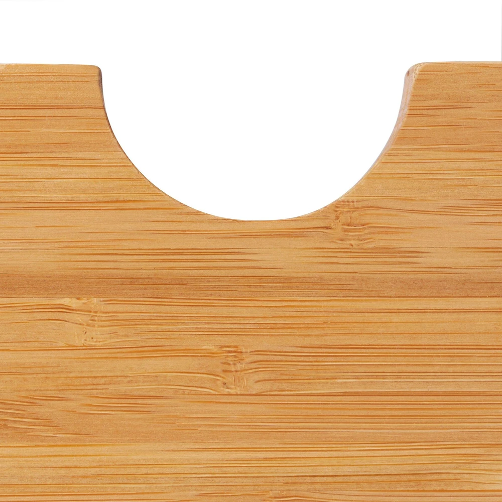 Laikiklis Relaxdays Monitoriaus stovas, 12x56x27 cm, rudas