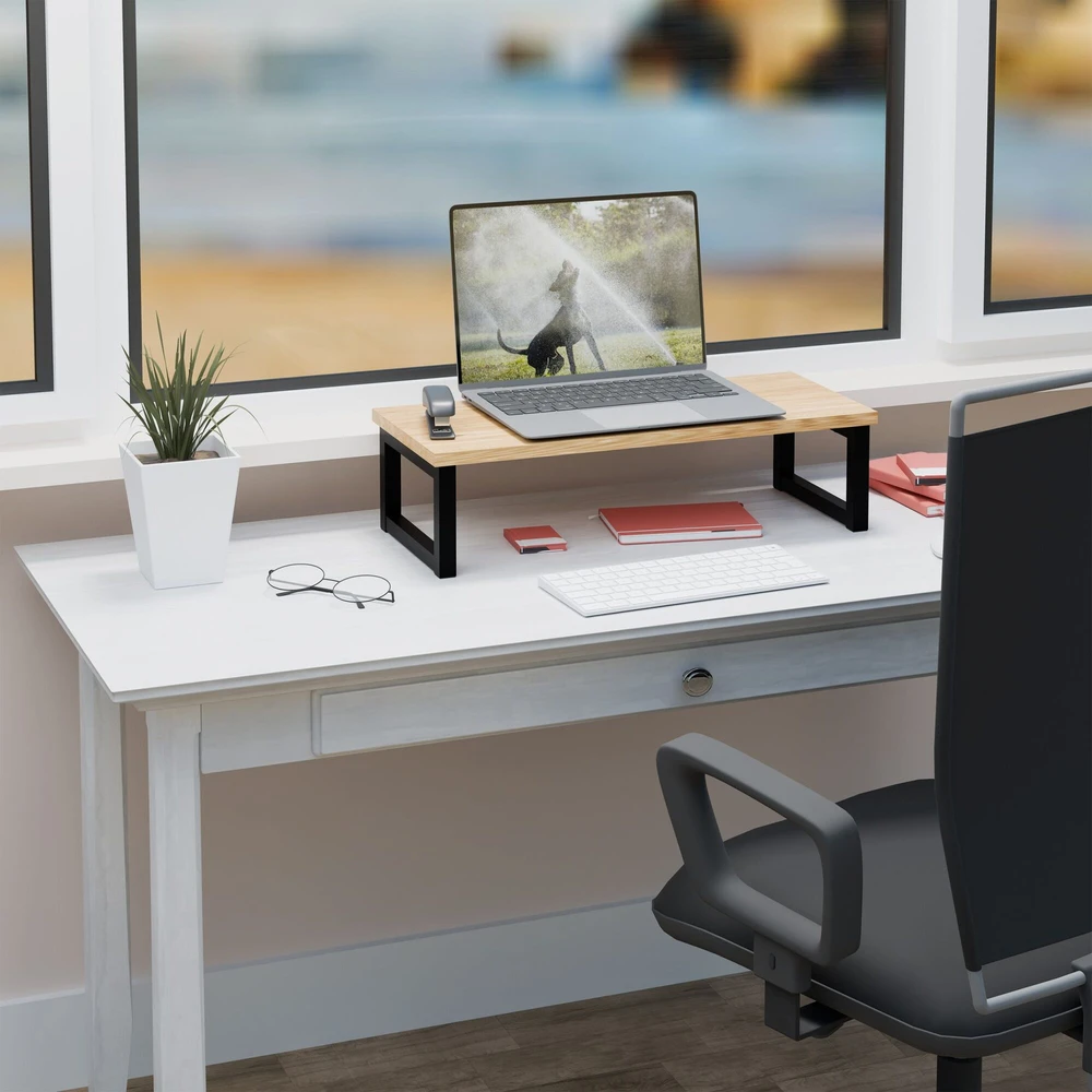 Laikiklis Relaxdays Industrinio stiliaus monitoriaus stovas
