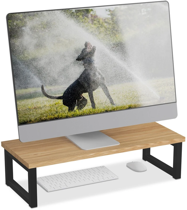 Laikiklis Relaxdays Industrinio stiliaus monitoriaus stovas