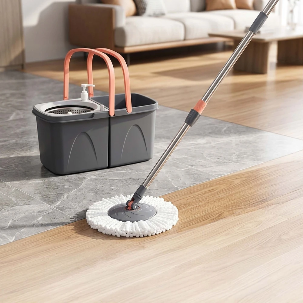 Relaxdays Mopų rinkinys su kibiru ir gręžtuvu