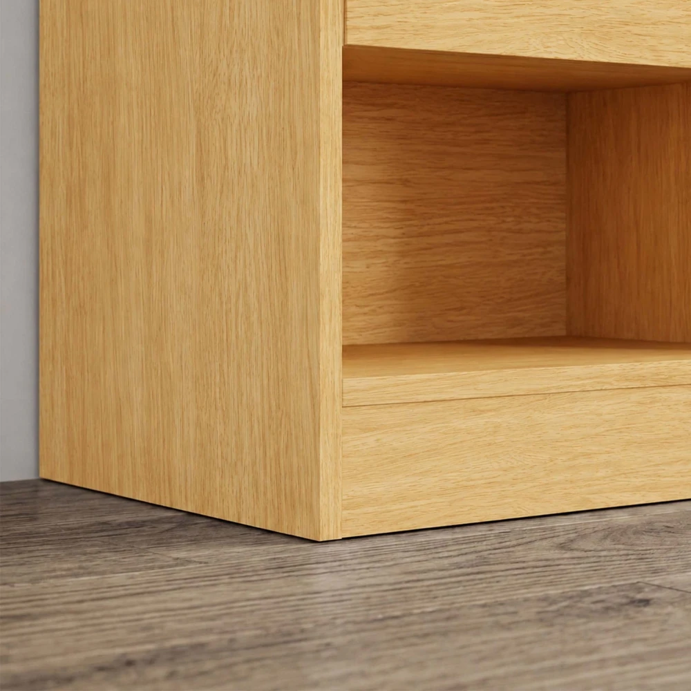 Relaxdays Naktinis staliukas su stalčiumi