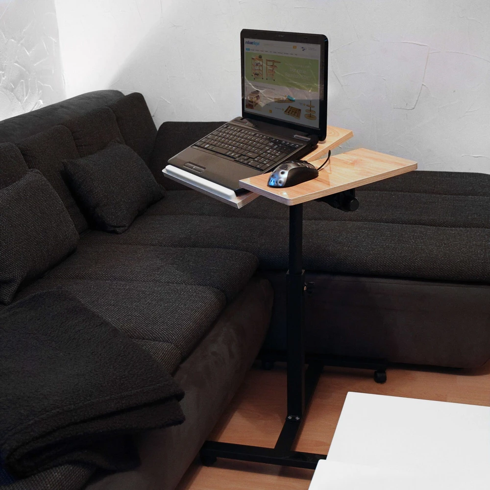 Relaxdays Medžio imitacijos nešiojamojo kompiuterio stalas