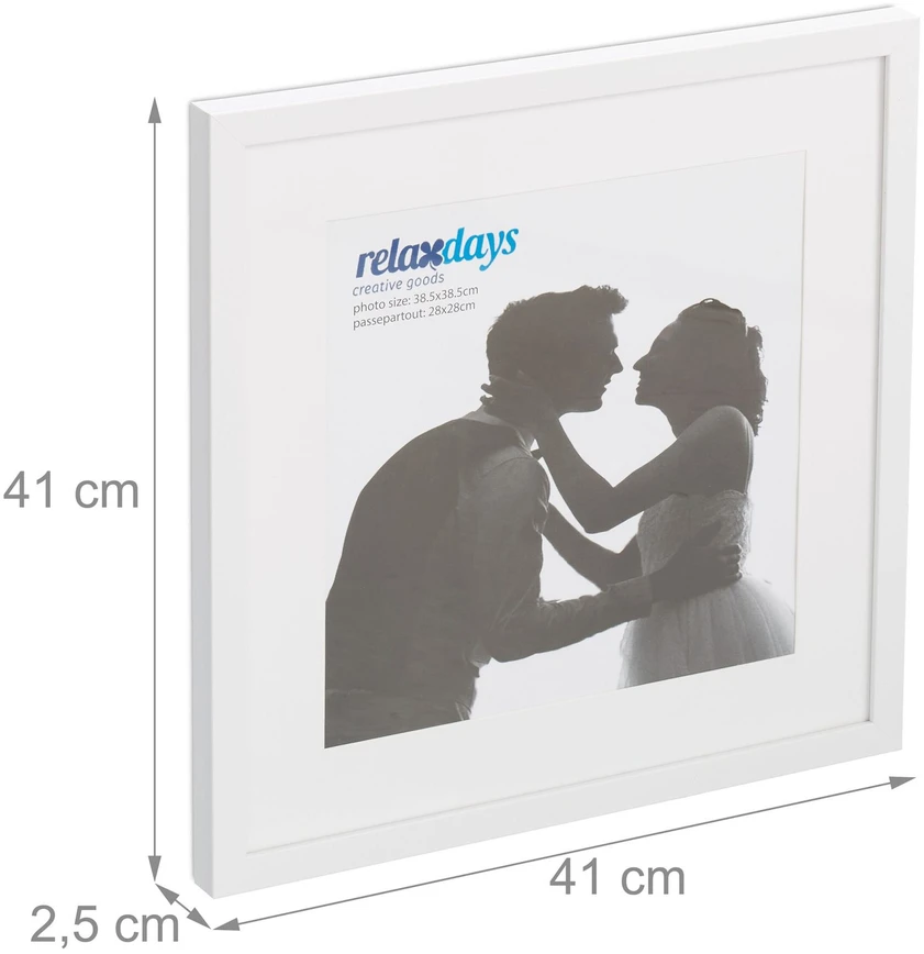 Nuotraukų rėmelis Relaxdays 2 nuotraukų rėmelių rinkinys 38.5 x 38.5 cm