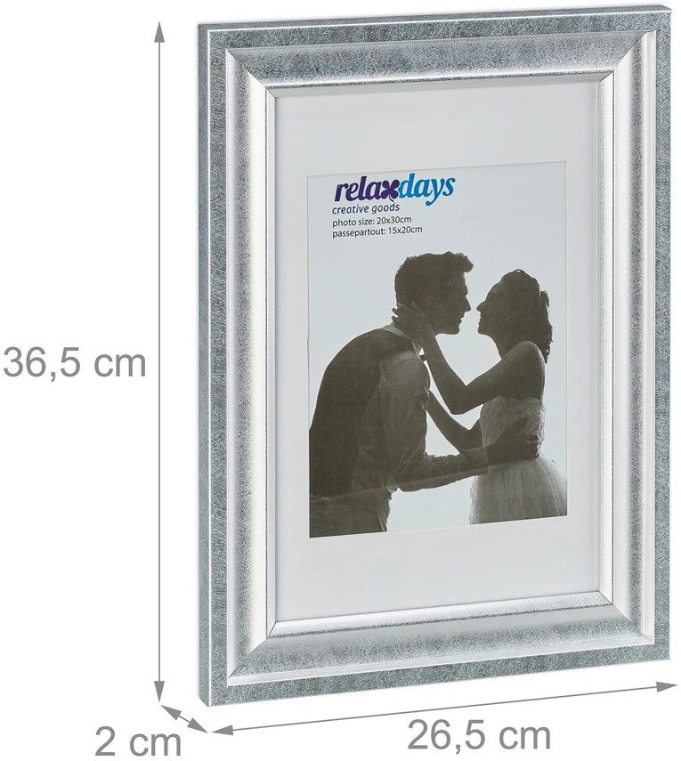 Nuotraukų rėmelis Relaxdays 2 nuotraukų rėmelių rinkinys 20 x 30 cm