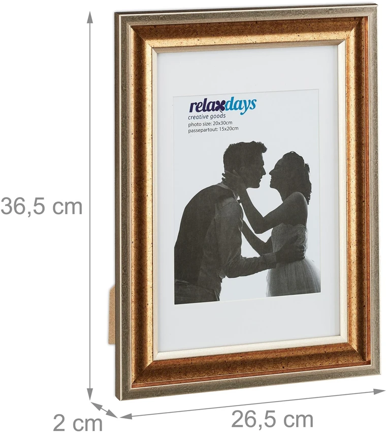 Nuotraukų rėmelis Relaxdays 2 nuotraukų rėmelių rinkinys 20 x 30 cm