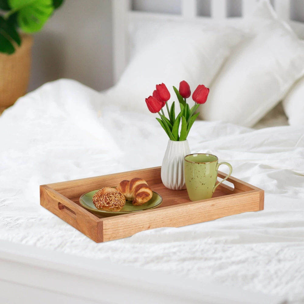 Relaxdays Graikinių riešutmedžio ir MDF serviravimo padėklas