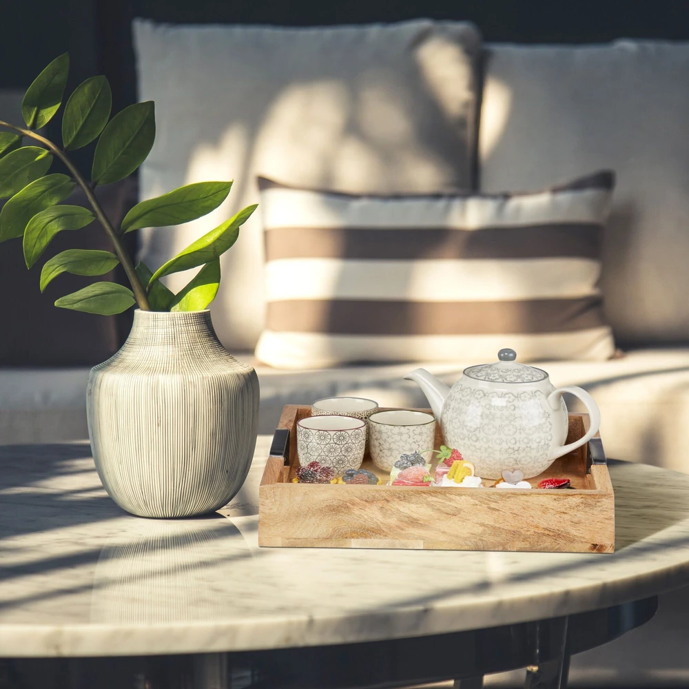Relaxdays Serviravimo padėklas iš mango medienos