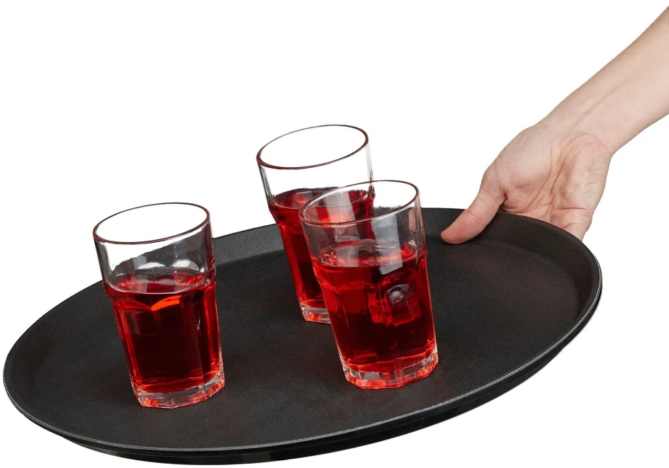 Relaxdays 2 apvalių gastro padėklų rinkinys Ø40cm