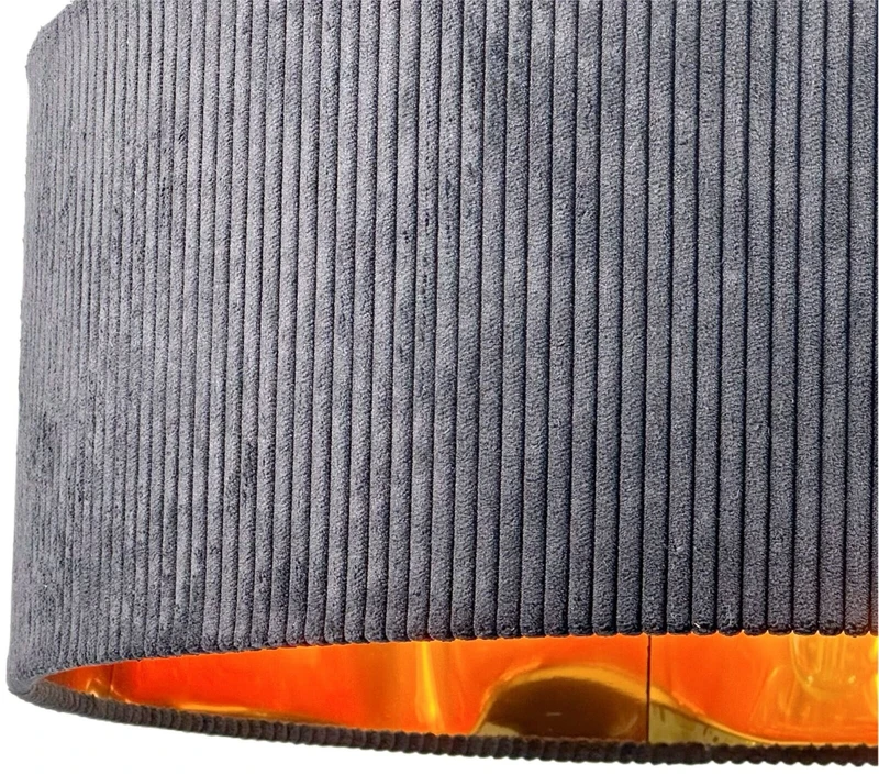 Relaxdays Pakabinamas šviestuvas su medžiaginiu gaubtu