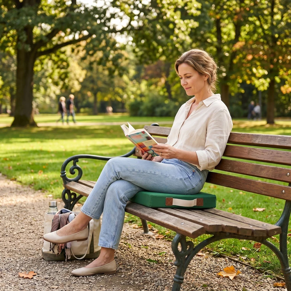 Relaxdays Paminkštinta kelių pagalvėlė sodui