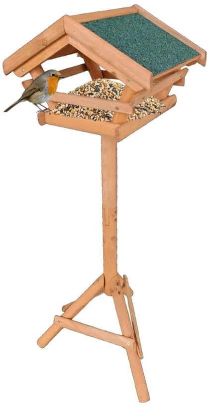 Relaxdays Paukščių lesyklėlė, 103x37x28 cm, Ruda