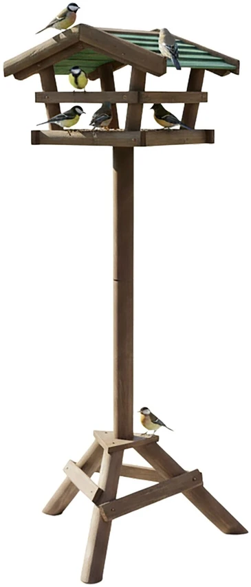 Relaxdays Paukščių namelis, 100x37x43 cm, ruda, mediena