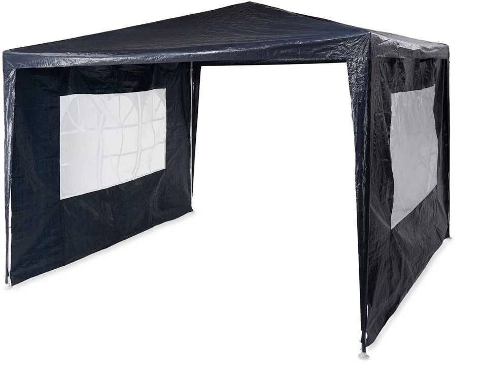 Relaxdays 3x3 m pavėsinė su 2 šoninėmis sienelėmis