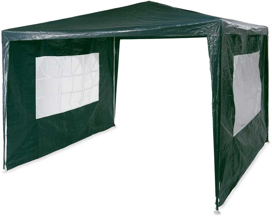 Relaxdays 3x3 m paviljonas su 2 šoninėmis sienelėmis