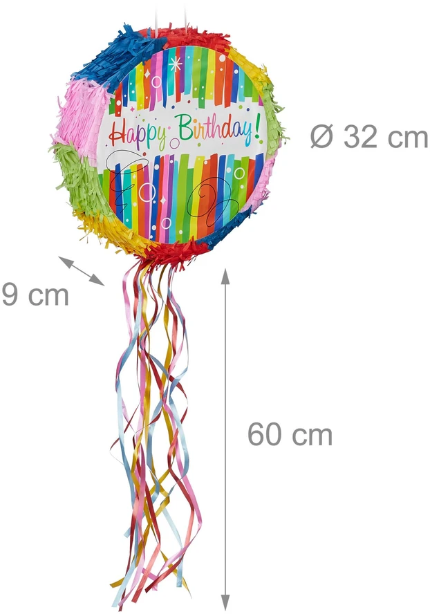 Relaxdays Gimtadienio piñata