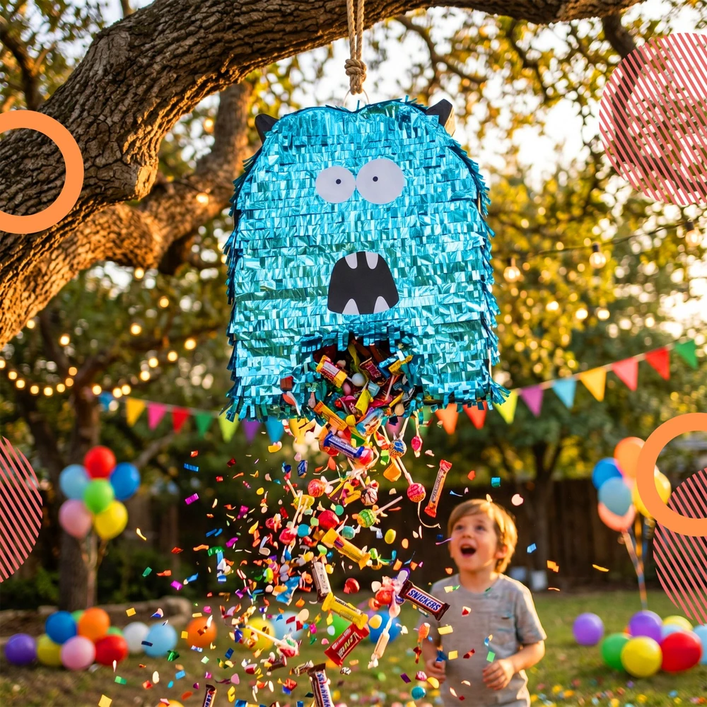 Relaxdays Piñata Monstro rinkinys
